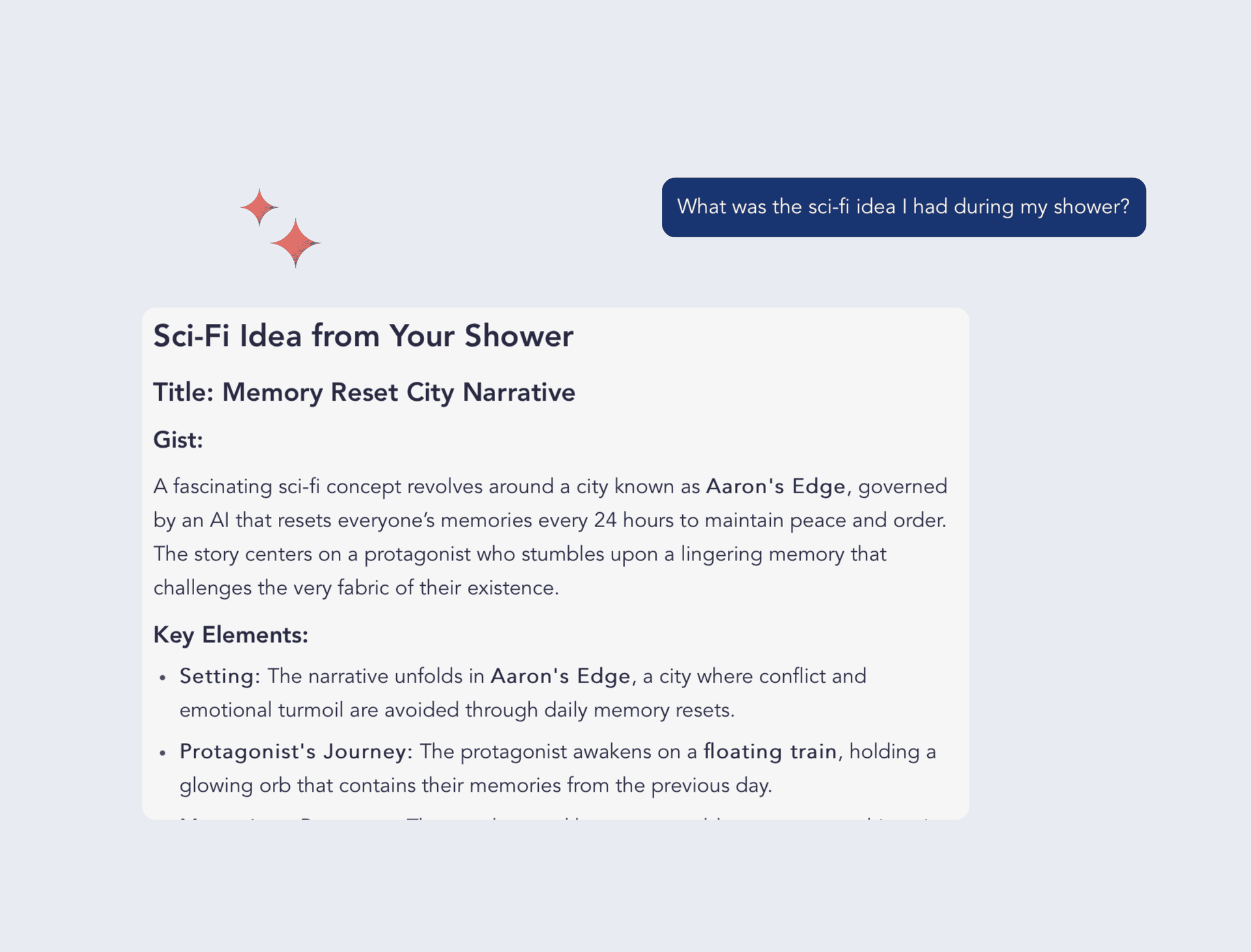 Talk to your notes visual